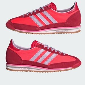 adidas Women's Sneakers in Red and Pink